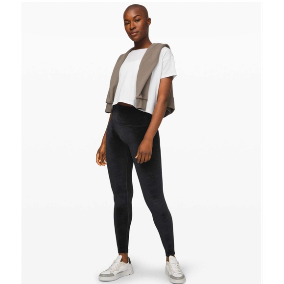 lululemon leggings | 10 black velvet - Picture 1 of 13